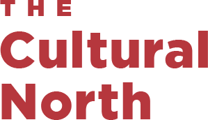 The Cultural North logo, in red